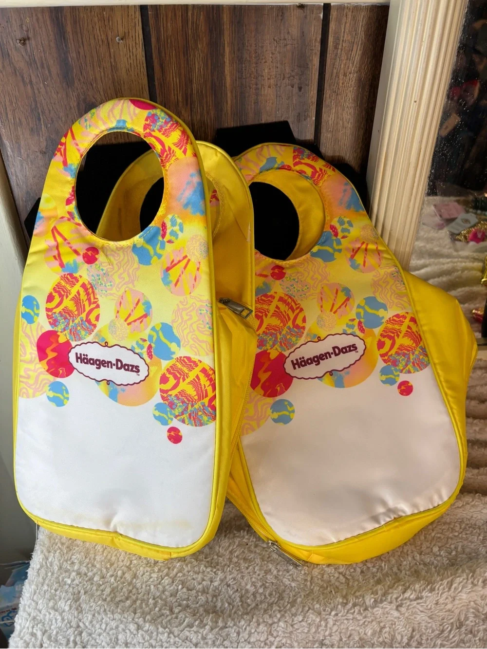 Set of 2 Insulated Lunch Bags Meal carrier New
